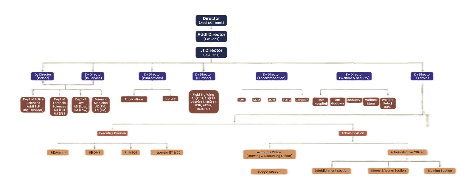 AP Police Training Organization Structure